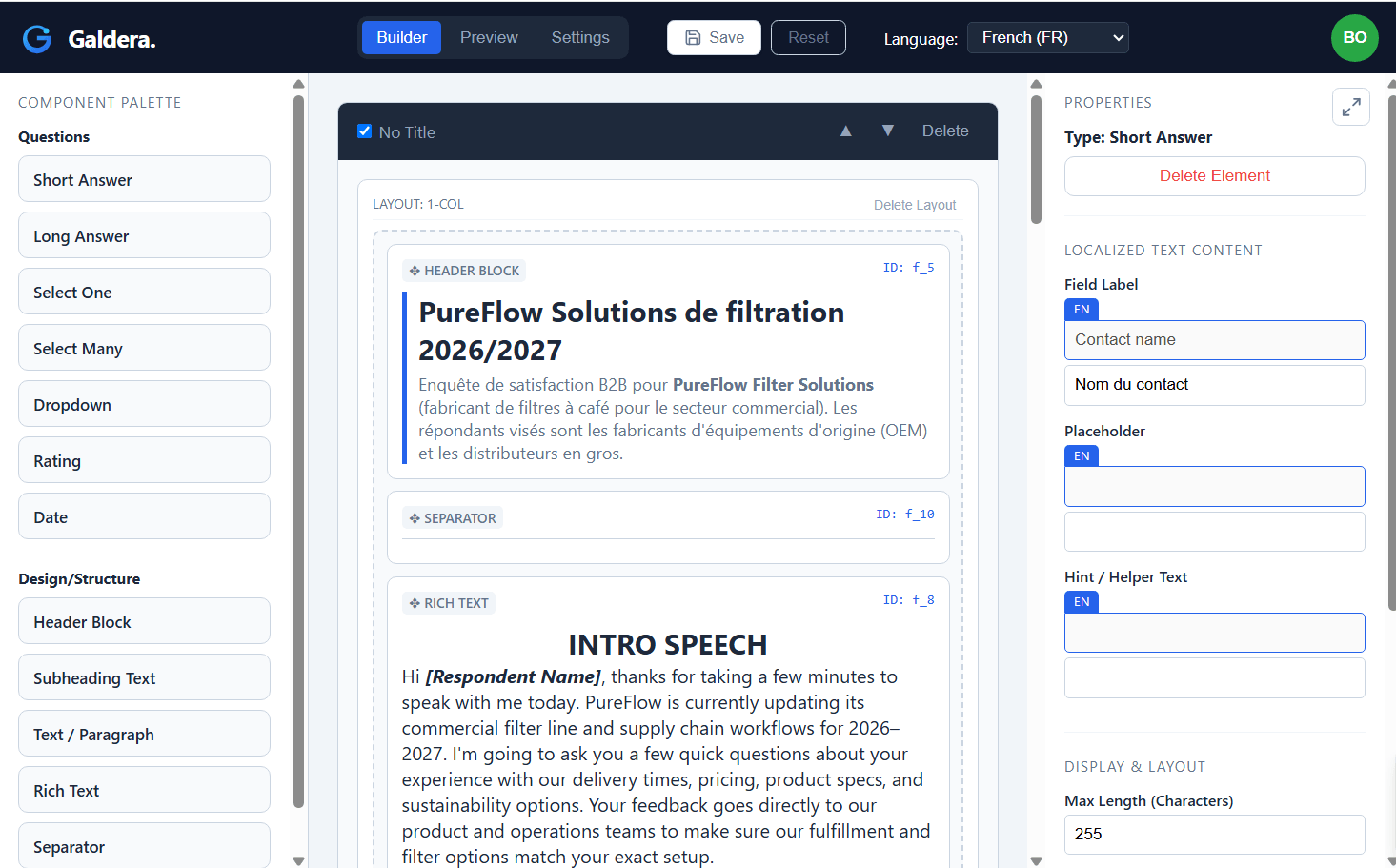 Form Translation